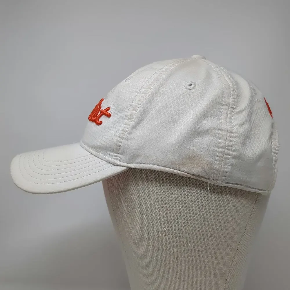 Titleist Baseball Cap White Orange One Size Adjustable Performance Golf Hat